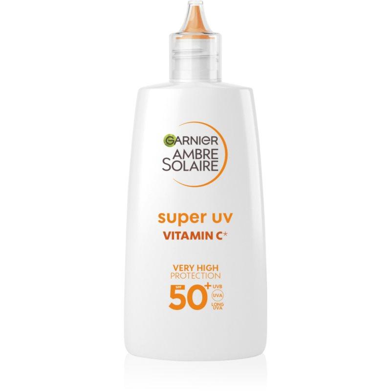 Garnier Ambre Solaire Super UV Vitamin C lehký ochranný fluid proti tmavým skvrnám SPF 50+ 40 ml