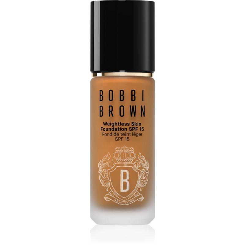 Bobbi Brown Weightless Skin Foundation SPF 15 dlouhotrvající make-up s hydratačním účinkem odstín Warm Almond 30 ml