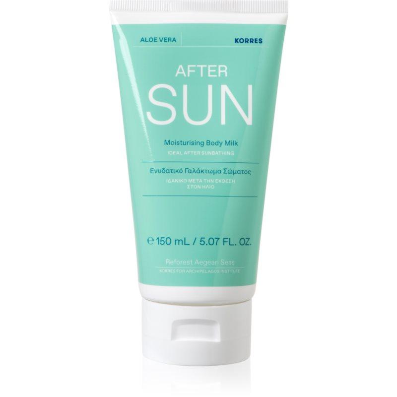 Korres Aloe Vera hydratační tělové mléko po opalování 150 ml
