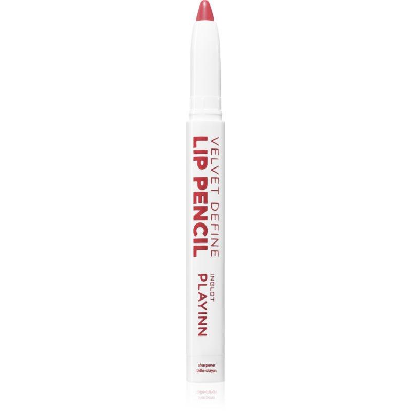 Inglot PlayInn Velvet Define Lip Pencil intenzivní tužka na rty odstín MUTED BERRY 66 1,6 g