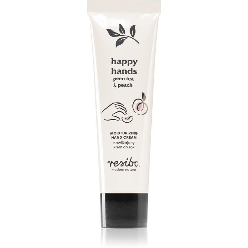 Resibo Happy Hands Green Tea & Peach hydratační krém na ruce 50 ml