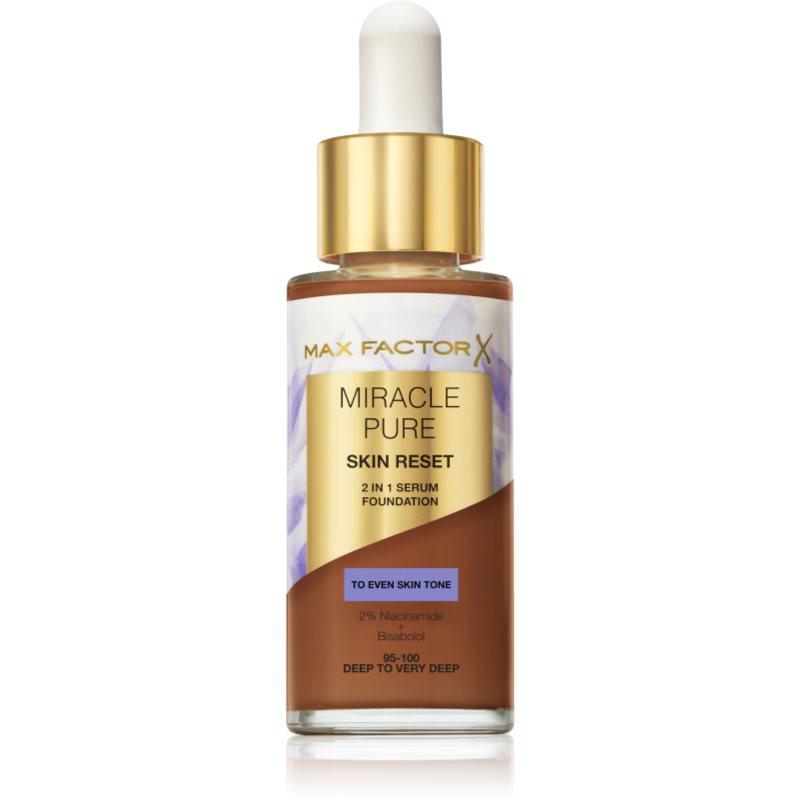 Max Factor Miracle Pure Skin Reset pečující make-up odstín 95-100 Deep to Very Deep 30 ml