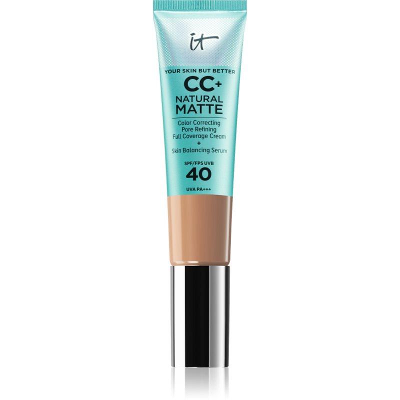 IT Cosmetics Your Skin But Better CC+ Natural Matte matující make-up SPF 40 pro ženy Neutral Medium 32 ml