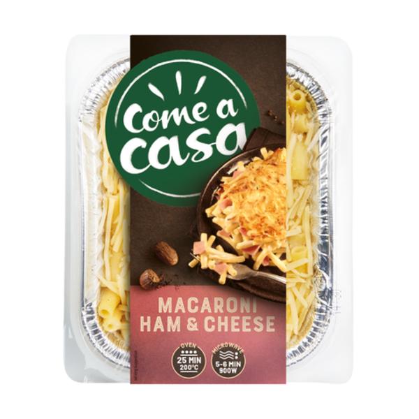 Come a Casa Zapečené makarony se šunkou a sýrem