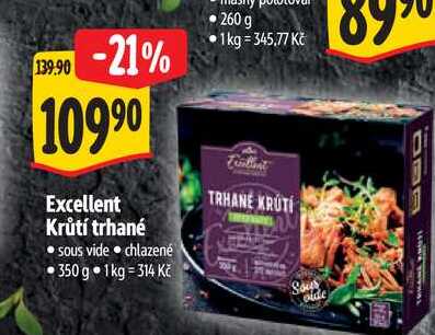   Excellent Krůtí trhané  350 g