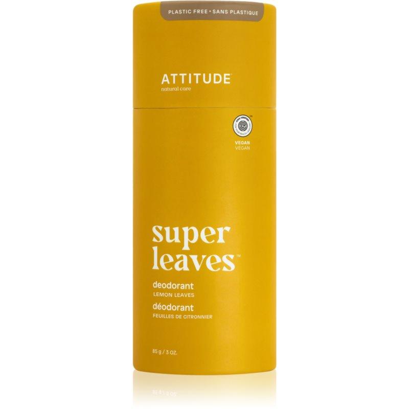 Attitude Super Leaves Lemon Leaves tuhý deodorant bez obsahu hliníkových solí 85 g