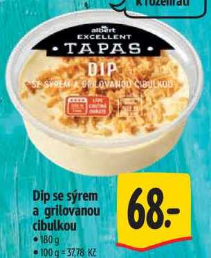 Dip se sýrem a grilovanou cibulkou, 180 g