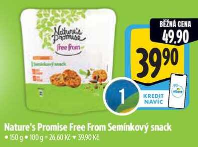 Nature's Promise Free From Semínkový snack, 150 g
