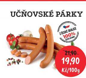 UČŇOVSKÉ PÁRKY Z ČESKÉ SKALICE 100% 100g 