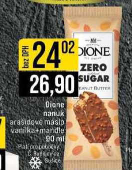 Diane nanuk arašídové maslo vanilka+mandle 90 ml 