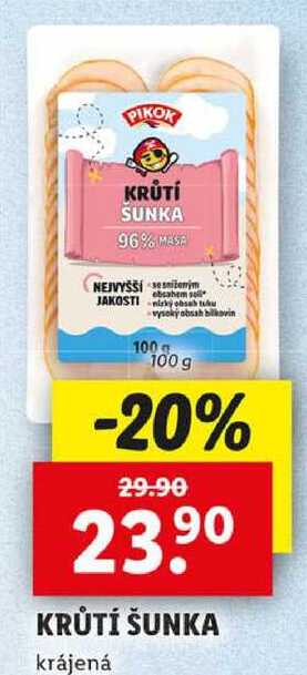 KRŮTÍ ŠUNKA, 100 g