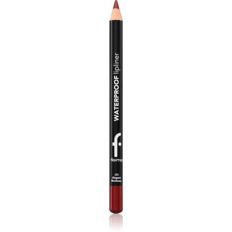 flormar Waterproof Lipliner voděodolná tužka na rty odstín 205 Elegant Bordeaux 1.14 g