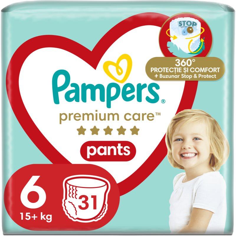 Pampers Premium Care Pants Size 6 jednorázové plenkové kalhotky 15+ kg 31 ks