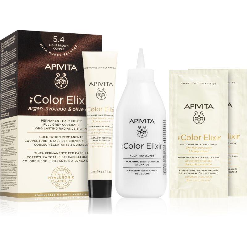 Apivita My Color Elixir barva na vlasy bez amoniaku odstín 5.4 Light Brown Copper 1 ks