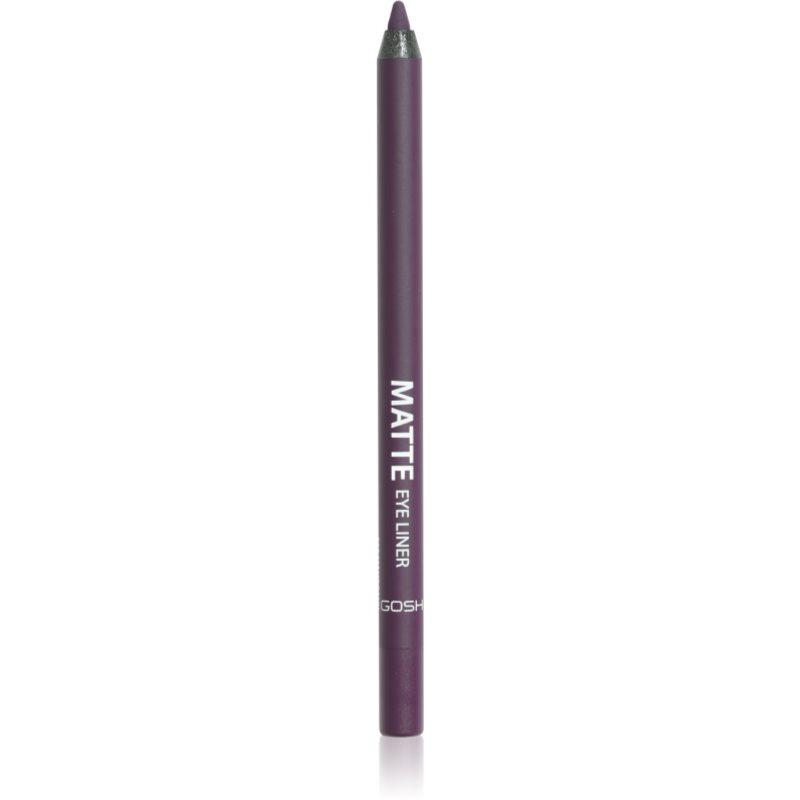 Gosh Matte tužka na oči s matným efektem odstín 019 Dusty Violet 1.2 g