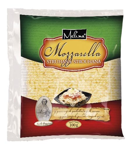 Mozzarella strouhaný sýr, 100 g