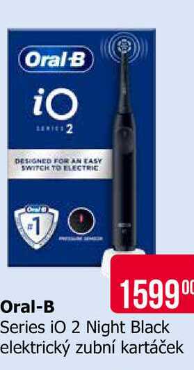 Oral-B Series iO 2 Night Black elektrický zubní kartáček 