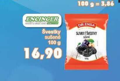 DR.ENSA ŠVESTKY Sušené 100g