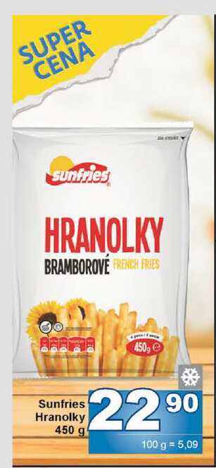 Sunfries Hranolky 450 g