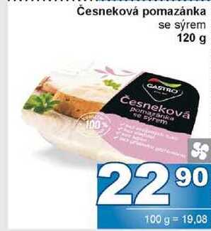 Česneková pomazánka se sýrem 120 g