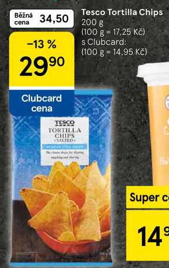 Tesco Tortilla Chips, 200 g 