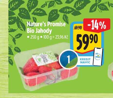 Nature's Promise Bio Jahody 250 g 