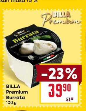 BILLA Premium Burrata 100 g