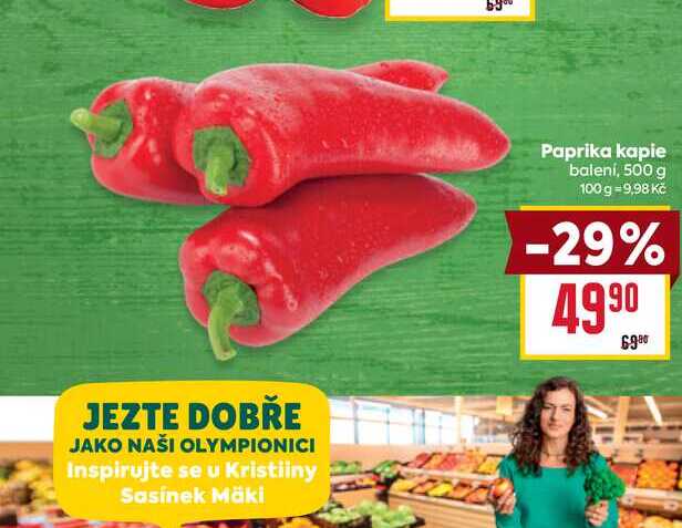 Paprika kapie balení, 500 g 