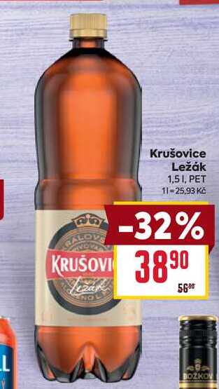 Krušovice Ležák 1,51, PET 