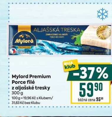 Mylord Premium Porce filé z aljašské tresky 300 g