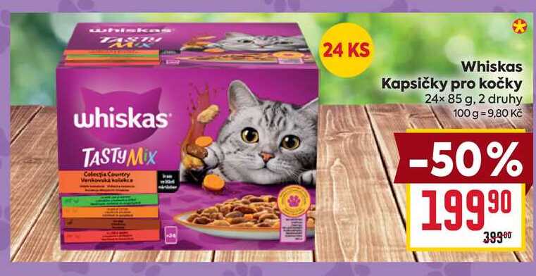 Whiskas Kapsičky pro kočky 24x 85 g