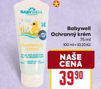 Babywell Ochranný krém 75 ml