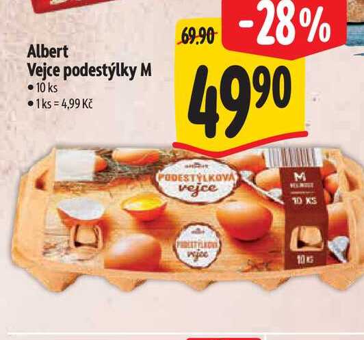 Albert Vejce podestýlky M 10 ks
