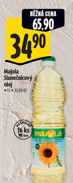  Majola Slunečnicový olej  1 l