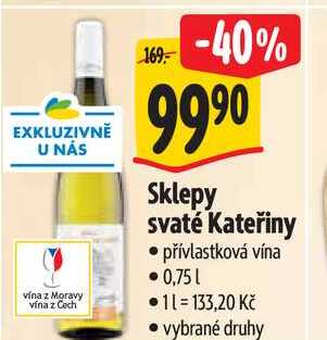  Sklepy svaté Kateřiny 0,75 l