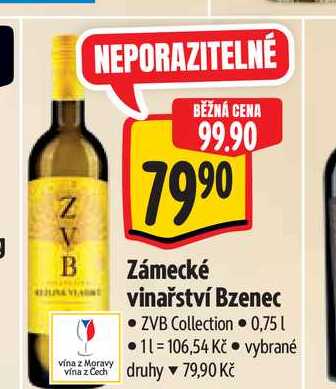  Zámecké vinařství Bzenec 0,75 l