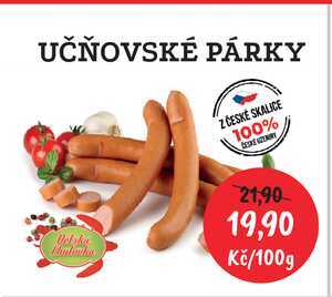 UČŇOVSKÉ PÁRKY 100g 