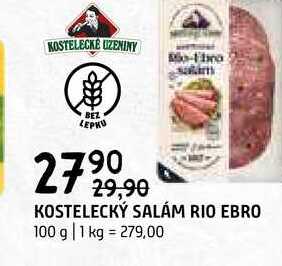 Kostelecký salám rio ebro 100g