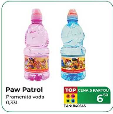 Paw Patrol Pramenitá voda 0,33L 