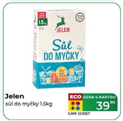 Jelen sůl do myčky 1.5kg 