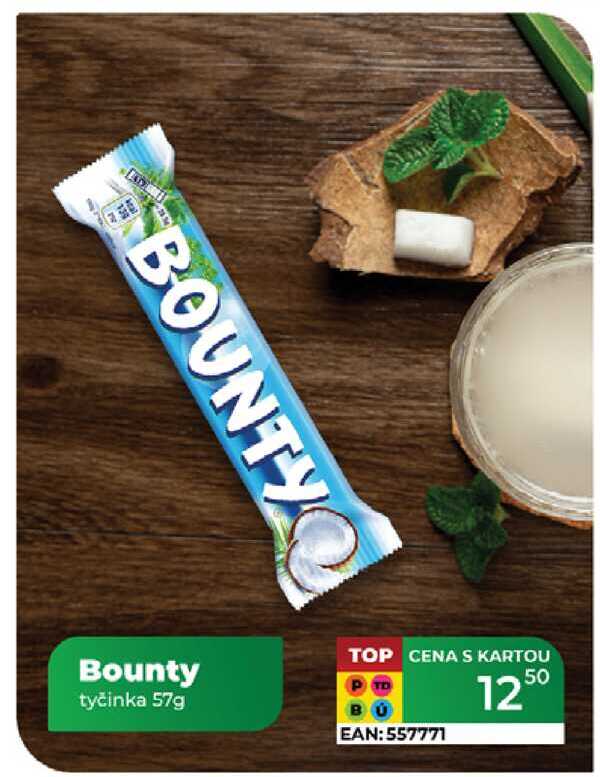 Bounty tyčinka 57g 