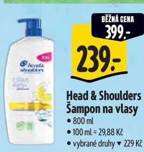 Head & Shoulders Šampon na vlasy, 800 ml  