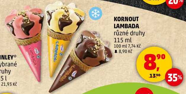 KORNOUT LAMBADA různé druhy, 115 ml 