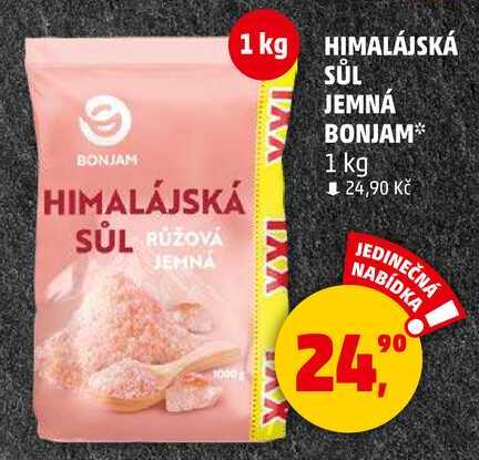 HIMALÁJSKÁ SŮL JEMNÁ BONJAM, 1 kg  