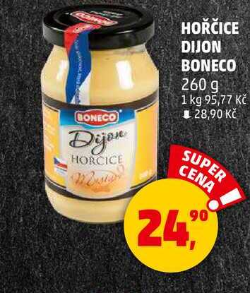 HOŘČICE DIJON BONECO, 260 g  