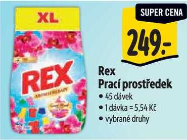 Rex Prací prostředek, 45 dávek 