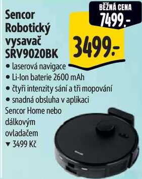 Sencor Robotický vysavač SRV9020BK