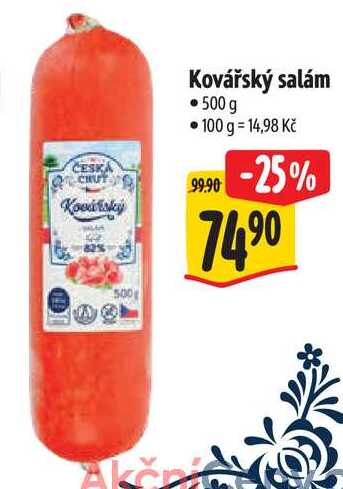 Kovářský salám, 500 g 