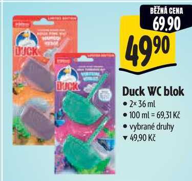 Duck WC blok, 2x 36ml 