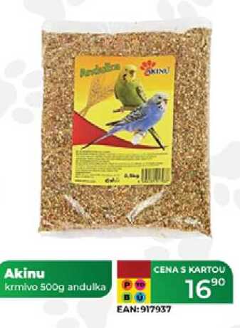 Akinu krmivo 500g andulka 